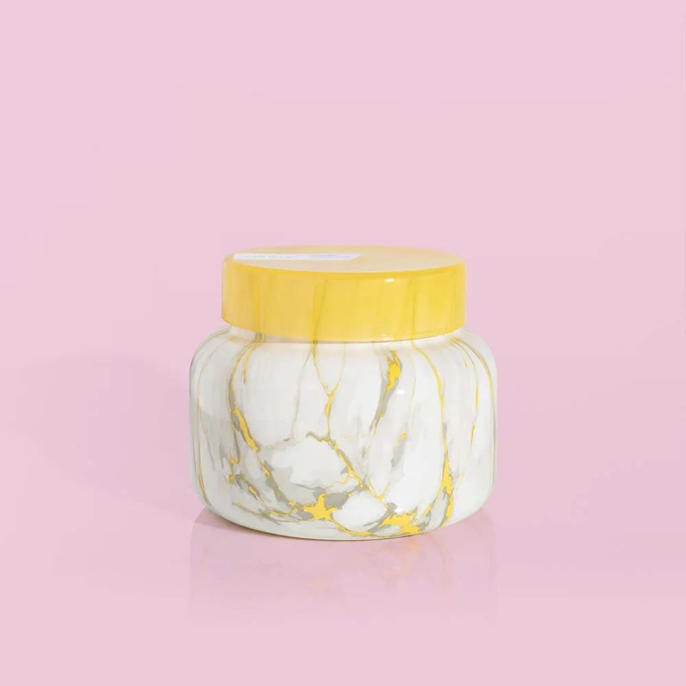 Pineapple Flower Modern Marble Signature Jar - Thumbnail 2
