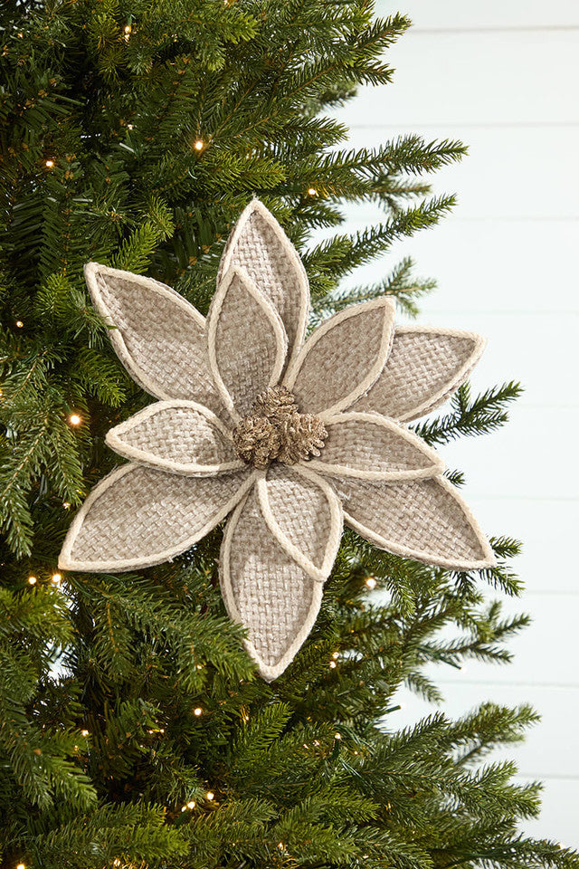 22" Forest Edge Poinsettia Stem