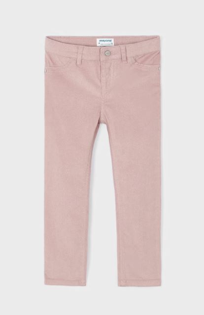 Metallic shimmer corduroy pant girl