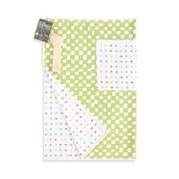 Green Checker Absorbent Half Apron