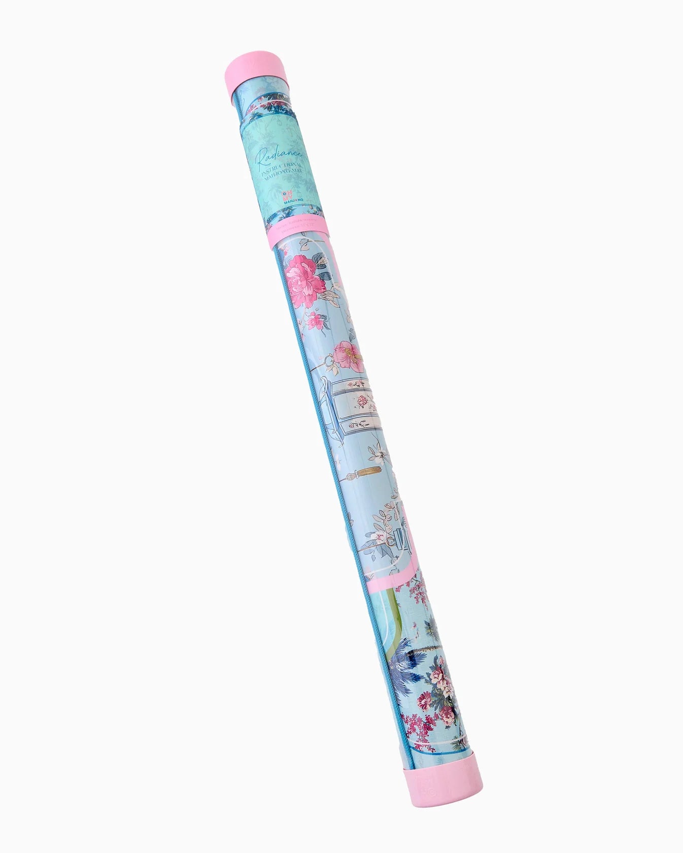 Mahjong mat in tube