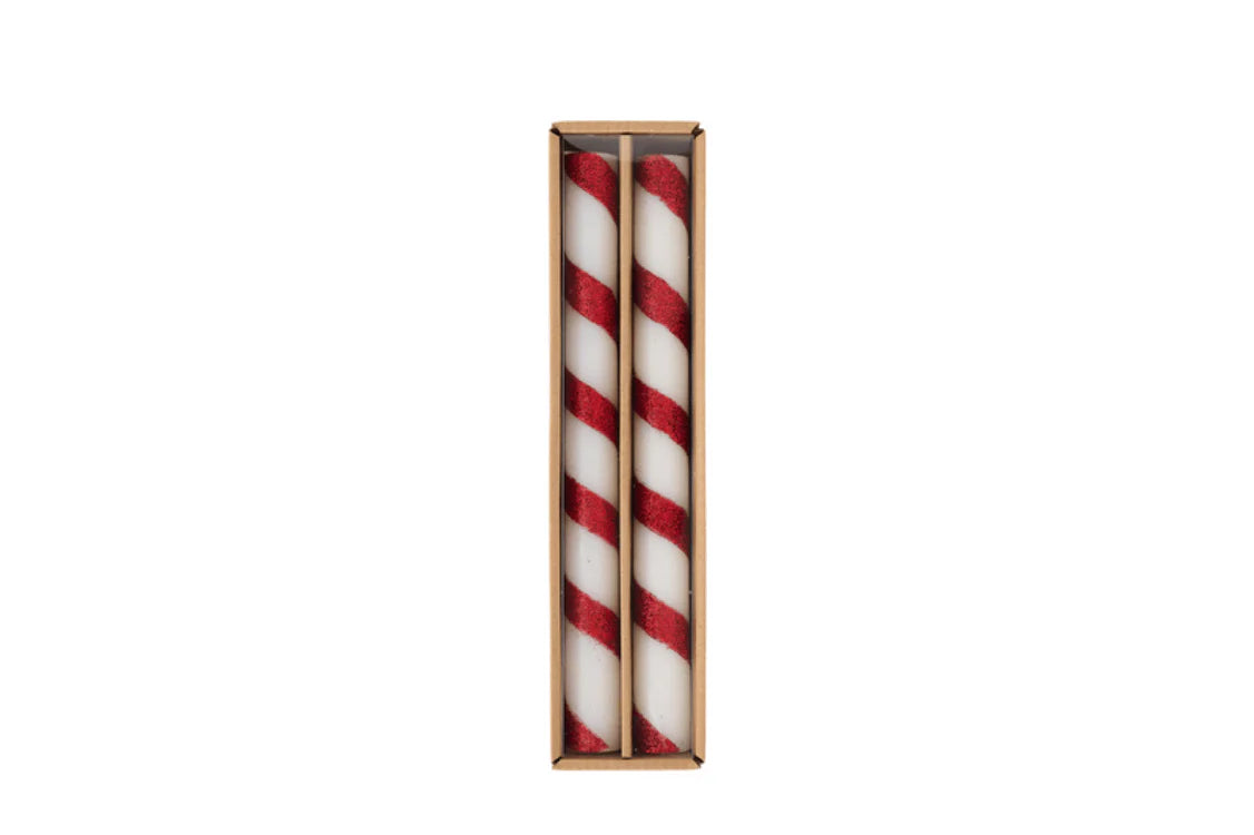 Christmas Taper Candle Set