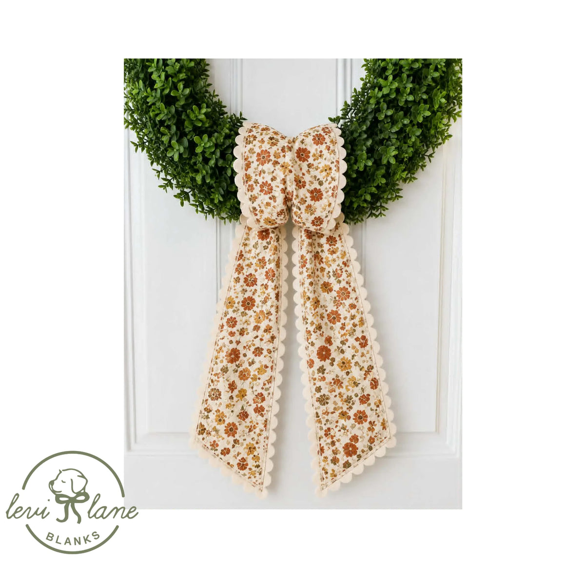 Fall Bow Wreath Sash