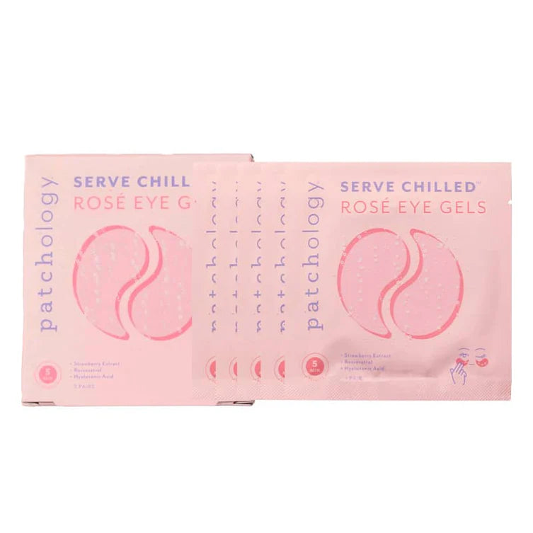 Rosé Hydrating Under Eye Masks-5 Pair