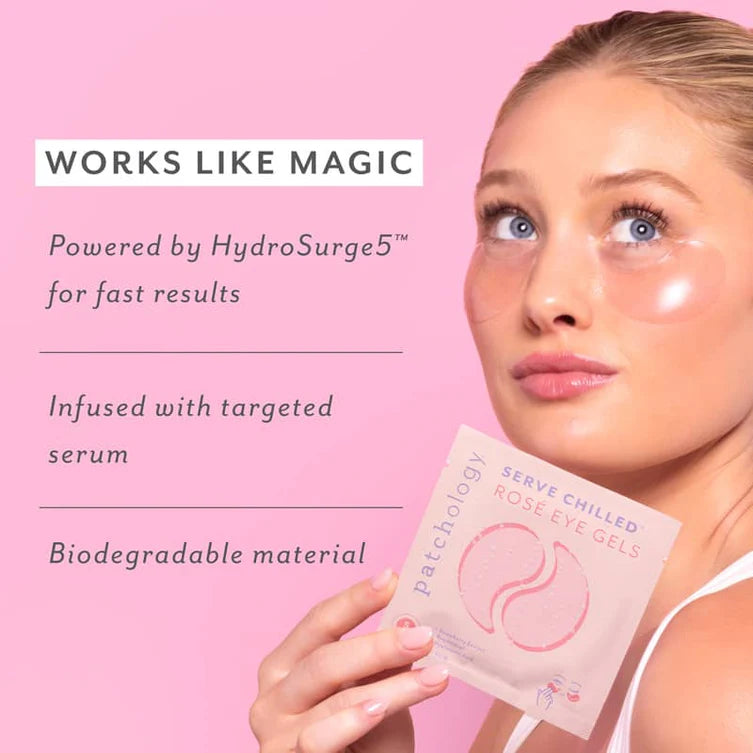 Rosé Hydrating Under Eye Masks-5 Pair