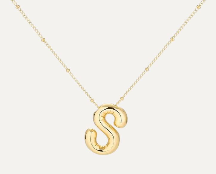 Bubble Letter Necklace