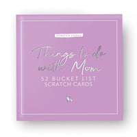 Things To Do With Mom Bucket List Scratch Cards
