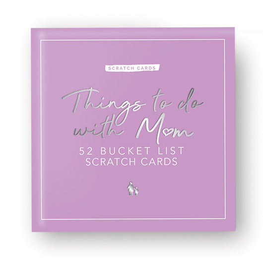 Things To Do With Mom Bucket List Scratch Cards
