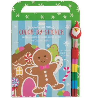 Christmas Color By Sticker Book - Gingerbread