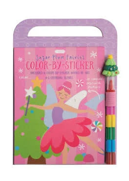 Christmas Color By Sticker Book - Sugar Plum Fairies