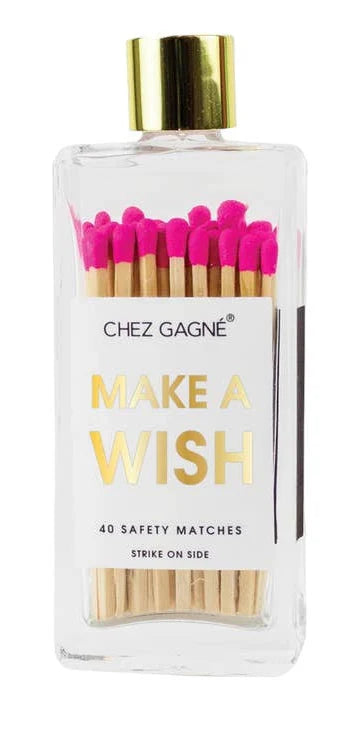 Chez Gagne- Matches in Glass Bottle