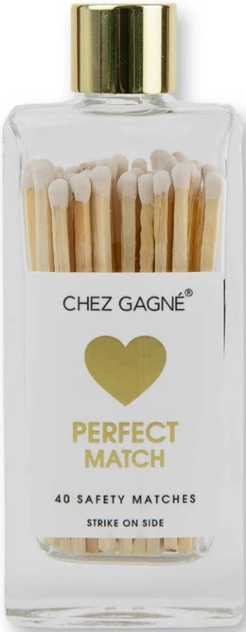 Chez Gagne- Matches in Glass Bottle