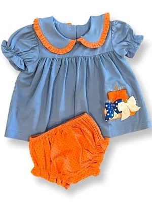 Girls Pumpkin Outfit