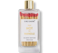 Chez Gagne- Matches in Glass Bottle