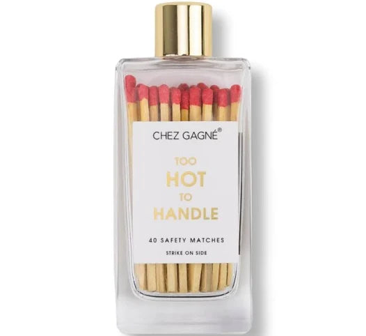 Chez Gagne- Matches in Glass Bottle