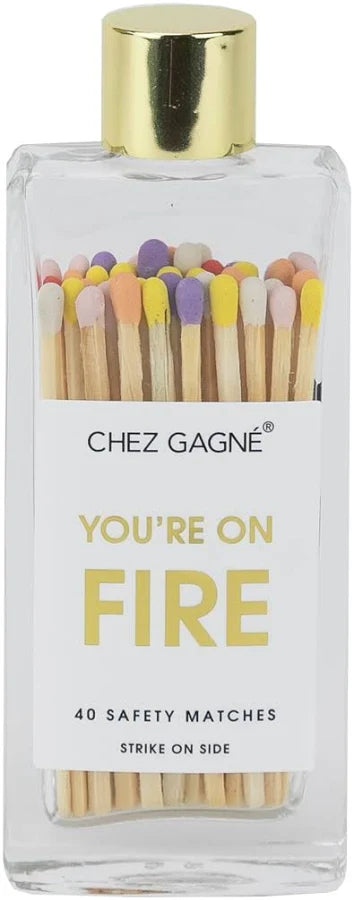 Chez Gagne- Matches in Glass Bottle