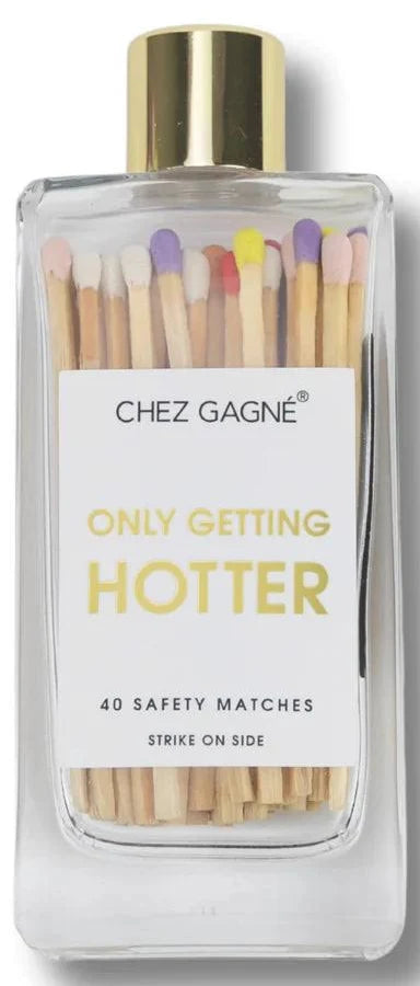 Chez Gagne- Matches in Glass Bottle