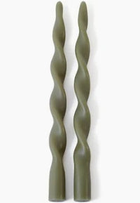 Lumi Twist Formal Unscented Candles 7/8"W x 10"H