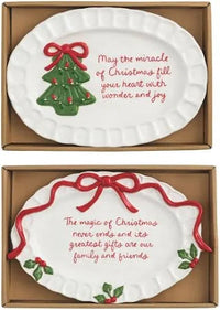 Xmas Sentiment Plate