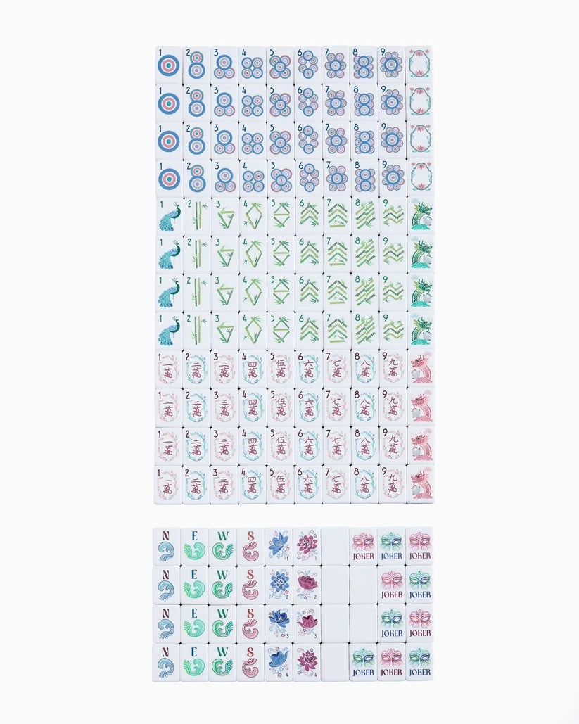 Two sheets of decorative stickers featuring a grid of small illustrated icons and text, including flowers, birds, and the words 'NEWS' and 'JUNIOR', on a plain white background.