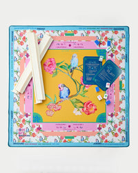 Oh My Mahjong Neoprene Mahjong Mats - Spring Fling x Brooke Wright-In Tube