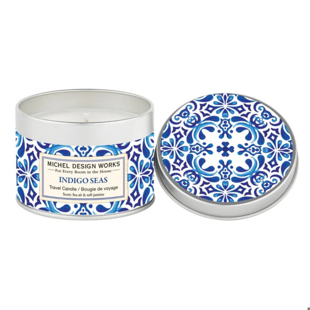 Indigo Seas Michel Design Works Travel Candle