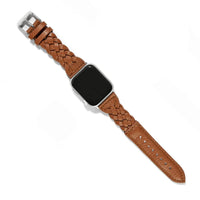 Sutton Braided Leather Watch Band