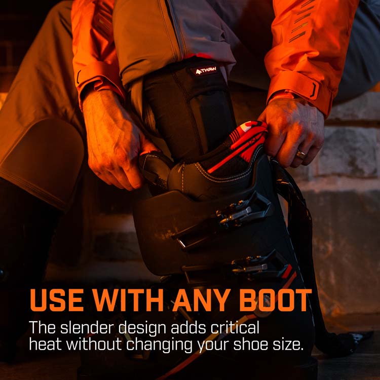 Thaw Rechargeable Heated Sock Covers-Large