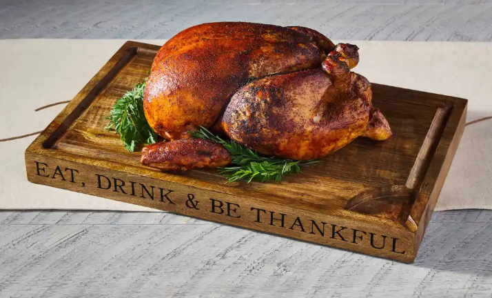 Eat, Drink & Be Thankful Cutting Board