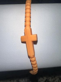 Silicone Cross Bracelet
