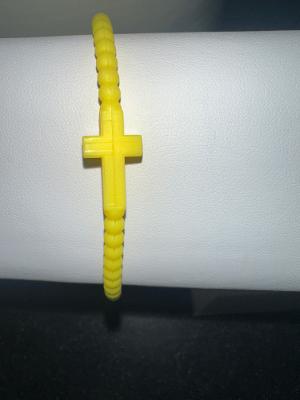 Silicone Cross Bracelet