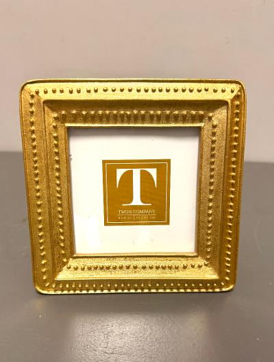 Gold Beaded Edge Photo Frame 4x4