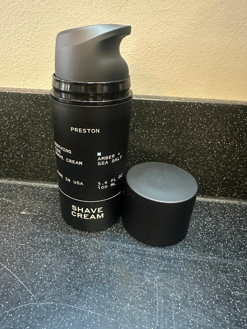 Preston Shaving Cream-Amber & Sea Salt