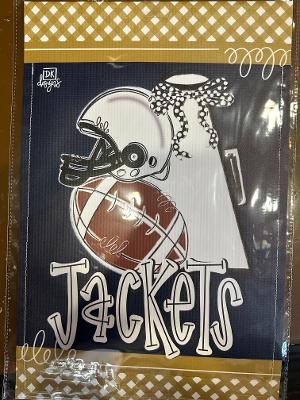 Jackets Game Day Garden Flag
