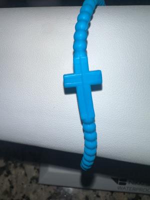 Silicone Cross Bracelet