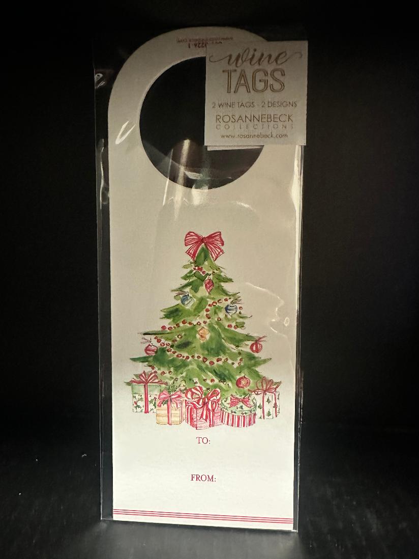 Christmas Tree Wine & Ornament Wine Tag