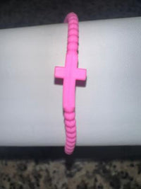 Silicone Cross Bracelet