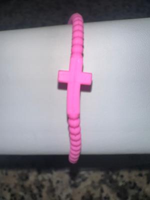 Silicone Cross Bracelet