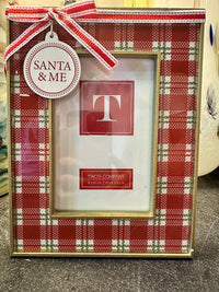 4"x6" Gingham Holiday Traditions Frames