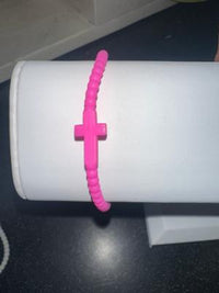 Silicone Cross Bracelet