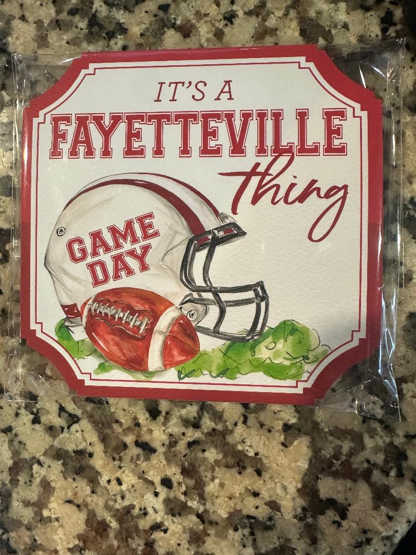 It's A Fayetteville Thing Die- Cut Coaster