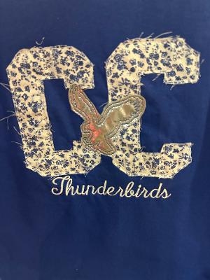 Youth CC T-Birds Applique Shirt
