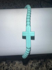 Silicone Cross Bracelet