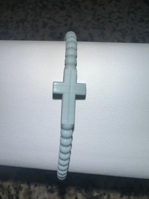 Silicone Cross Bracelet