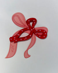 Heart Bow Clips