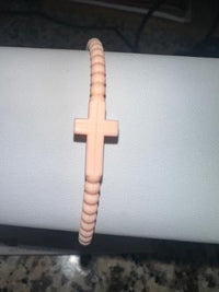 Silicone Cross Bracelet