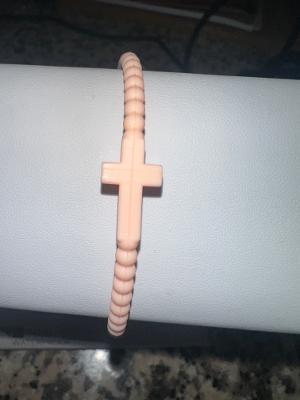Silicone Cross Bracelet
