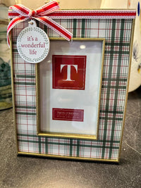 4"x6" Gingham Holiday Traditions Frames