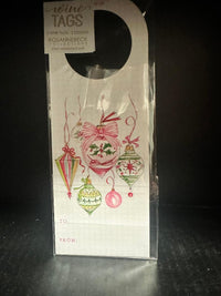Deck The Halls Christmas Wine Tag