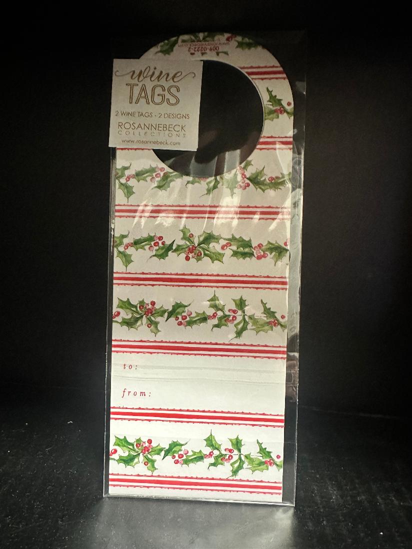 Ho Ho Ho Merry Christmas Wine Tag